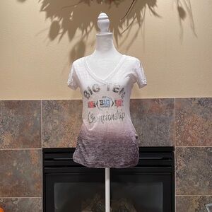 Women’s 2012 Big 10 Championship Distressed V-Neck Shirt
